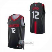 Camiseta Houston Rockets Steven Adams NO 12 Statement 2026-27 Negro