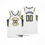 Camiseta Indiana Pacers Bennedict Mathurin #00 Association 2025-26 Blanco