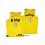 Camiseta Indiana Pacers Tyrese Haliburton NO 0 Statement 2025-26 Amarillo