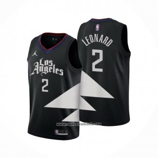 Camiseta Los Angeles Clippers Kawhi Leonard #2 Statement 2022-23 Negro