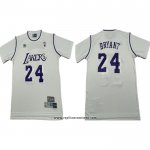 Camiseta Manga Corta Los Angeles Lakers Kobe Bryant NO 24 Blanco