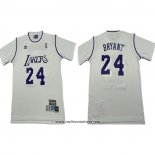 Camiseta Manga Corta Los Angeles Lakers Kobe Bryant NO 24 Blanco