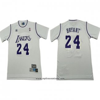 Camiseta Manga Corta Los Angeles Lakers Kobe Bryant NO 24 Blanco