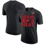 Camiseta Manga Corta Miami Heat Negro