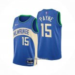 Camiseta Milwaukee Bucks Cameron Payne #15 Ciudad 2023-24 Azul