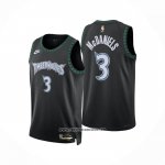 Camiseta Minnesota Timberwolves Jaden McDaniels NO 3 Classic 2025-26 Negro
