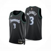 Camiseta Minnesota Timberwolves Jaden McDaniels NO 3 Classic 2025-26 Negro