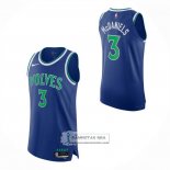 Camiseta Minnesota Timberwolves Jaden McDaniels NO 3 Icon Authentic 2026-27 Azul