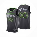 Camiseta Minnesota Timberwolves Personalizada Statement 2024-25 Gris