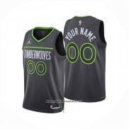 Camiseta Minnesota Timberwolves Personalizada Statement 2024-25 Gris