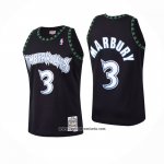Camiseta Minnesota Timberwolves Stephon Marbury #3 Mitchell & Ness 1997-98 Negro
