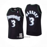 Camiseta Minnesota Timberwolves Stephon Marbury #3 Mitchell & Ness 1997-98 Negro