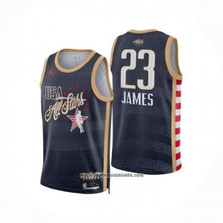 Camiseta NBA All Star 2026 LeBron James NO 23 Azul