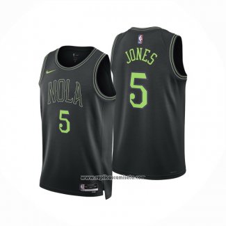 Camiseta New Orleans Pelicans Herbert Jones #5 Ciudad 2023-24 Negro