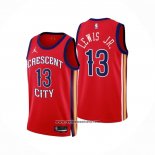 Camiseta New Orleans Pelicans Kira Lewis Jr #13 Statement 2023-24 Rojo