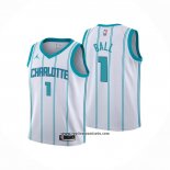 Camiseta Nino Charlotte Hornets LaMelo Ball #1 Association 2022-23 Blanco