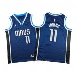 Camiseta Nino Dallas Mavericks Kyrie Irving NO 11 Azul