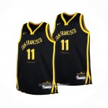 Camiseta Nino Golden State Warriors Klay Thompson #11 Ciudad 2023-24 Negro