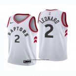 Camiseta Nino Toronto Raptors Kawhi Leonard #2 Association 2018 Blanco