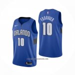 Camiseta Orlando Magic Evan Fournier #10 Statement Edition Azul