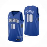 Camiseta Orlando Magic Evan Fournier #10 Statement Edition Azul