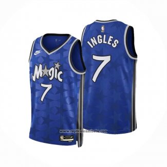 Camiseta Orlando Magic Joe Ingles #7 Classic 2023-24 Azul