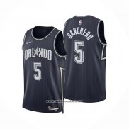 Camiseta Orlando Magic Paolo Banchero #5 Ciudad 2023-24 Azul