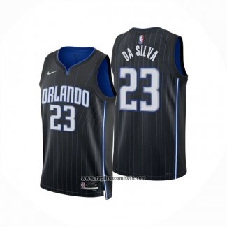 Camiseta Orlando Magic Tristan Da Silva #21 Icon 2024-25 Negro