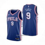 Camiseta Philadelphia 76ers Dario Saric #9 Icon Azul