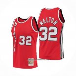 Camiseta Portland Trail Blazers Bill Walton #32 Mitchell & Ness 1976-77 Rojo