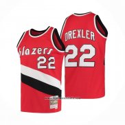 Camiseta Portland Trail Blazers Clyde Drexler #22 Hardwood Classics Throwback 1983-84 Rojo