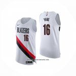 Camiseta Portland Trail Blazers Hansen Yang NO 16 Association Authentic 2025-26 Blanco