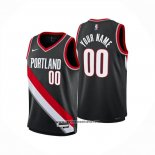 Camiseta Portland Trail Blazers Personalizada Icon 2024-25 Negro