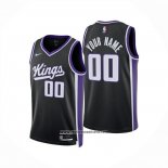 Camiseta Sacramento Kings Personalizada Icon 2024-25 Negro