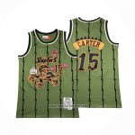 Camiseta Toronto Raptors Vince Carter #15 Mitchell & Ness 1998-99 Verde