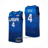 Camiseta USA 2021 Bradley Beal #4 Azul