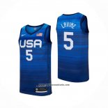 Camiseta USA 2021 Zach LaVine #5 Azul