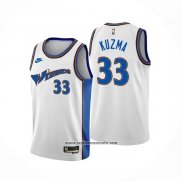Camiseta Washington Wizards Kyle Kuzma #33 Classic 2022-23 Blanco