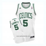 Camiseta Boston Celtics Kevin Garnett #5 Blanco