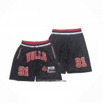 Pantalone Chicago Bulls Mitchell & Ness Just Don 1996-97 Negro