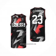 Camiseta AJ x PSG Jordan #23 Rojo Negro