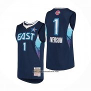 Camiseta All Star 2009 Allen Iverson #1 Azul