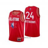 Camiseta All Star 2020 Milwaukee Bucks Giannis Antetokounmpo #24 Rojo