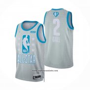 Camiseta All Star 2022 Charlotte Hornets LaMelo Ball #2 Gris