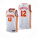 Camiseta Atlanta Hawks De'Andre Hunter #12 Association 2020-21 Blanco