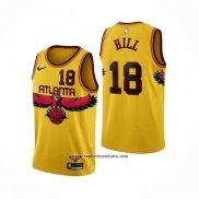 Camiseta Atlanta Hawks Solomon Hill #18 Ciudad 2021-22 Amarillo