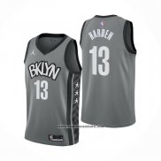 Camiseta Brooklyn Nets James Harden #13 Statement 2020 Gris