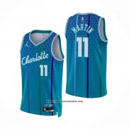 Camiseta Charlotte Hornets Cody Martin #11 Ciudad 2021-22 Azul