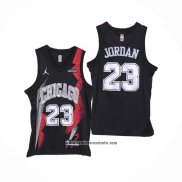 Camiseta Chicago Bulls Michael Jordan #23 Fashion Royalty Negro