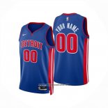 Camiseta Detroit Pistons Personalizada Icon 2024-25 Azul
